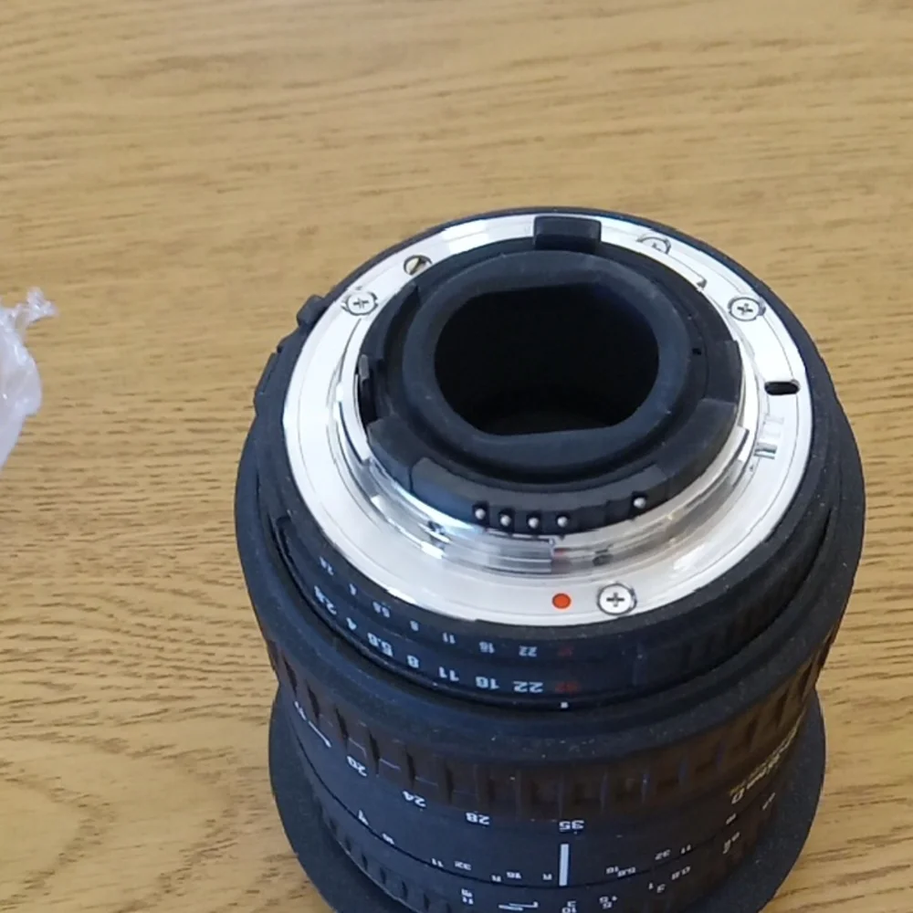 Sigma 17-35mmD Aspherical W/ Kenko UV SL-39 Beauty Black Lens with Gold Accents